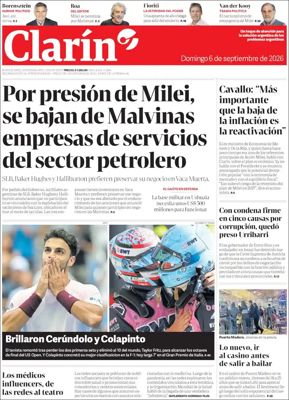 Evolucion Streaming | ÉXTASIS RADIO - Tapa del diario Clarin