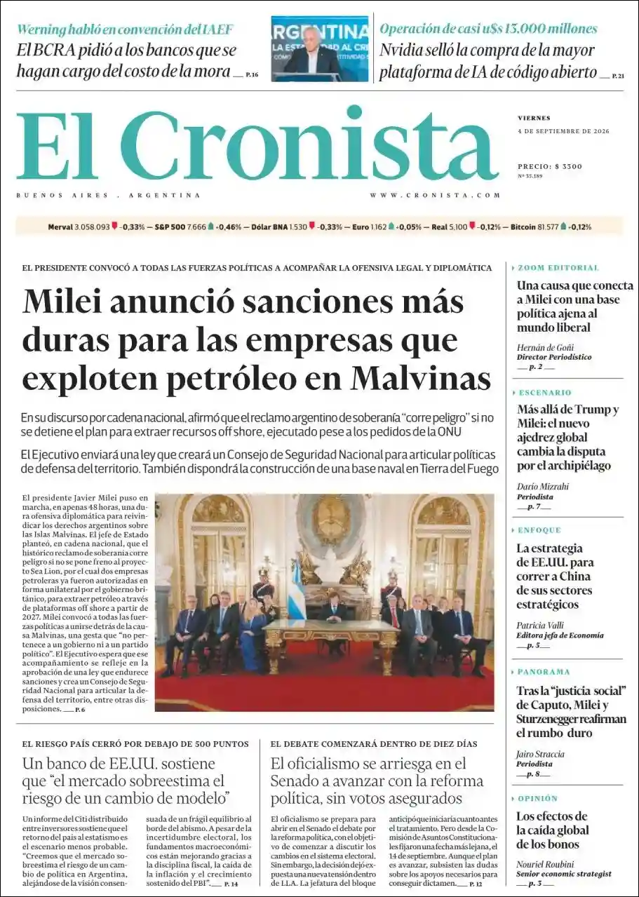 Evolucion Streaming | ÉXTASIS RADIO - Tapa del diario Cronista