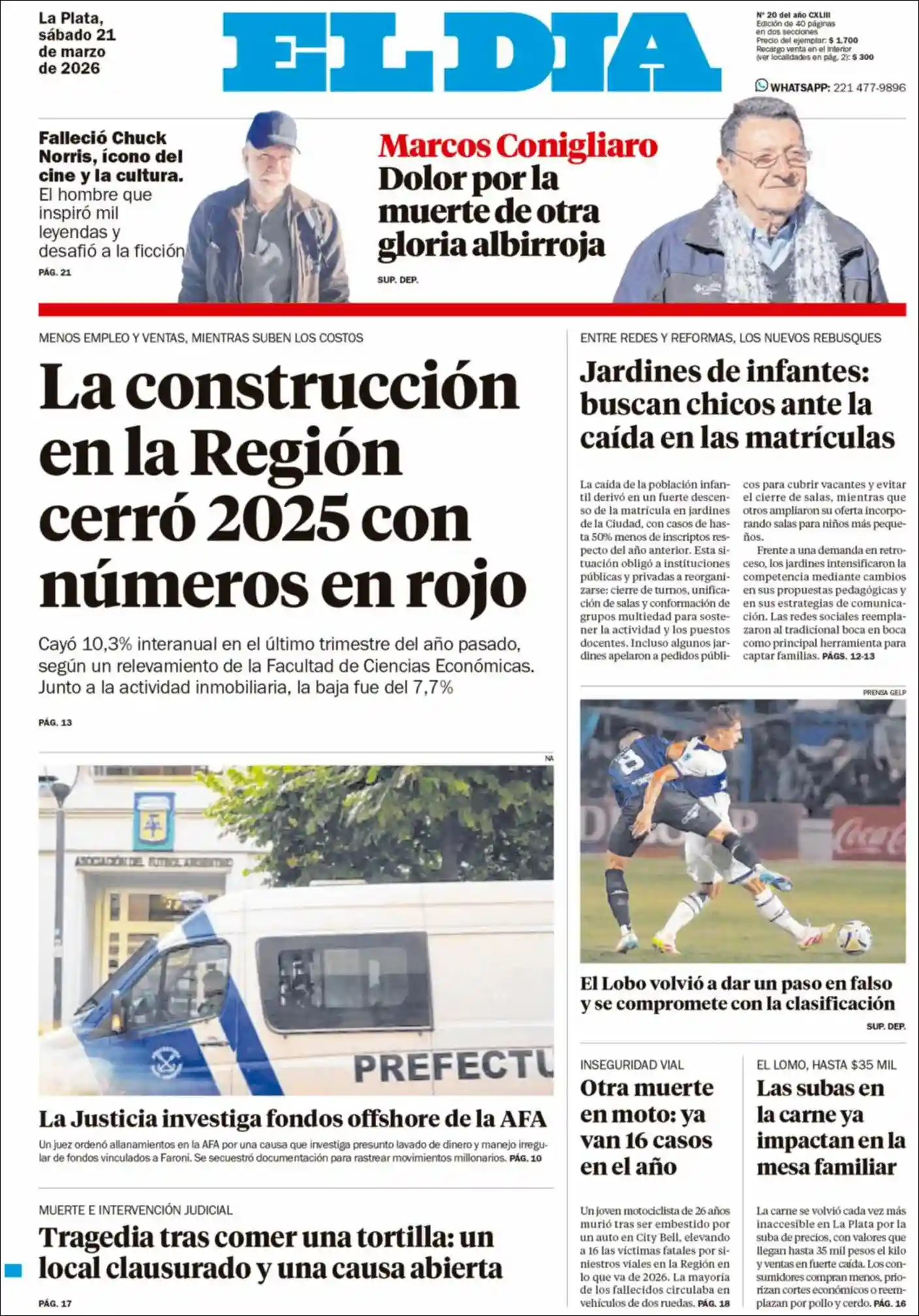 Evolucion Streaming | ÉXTASIS RADIO - Tapa del diario El Dia