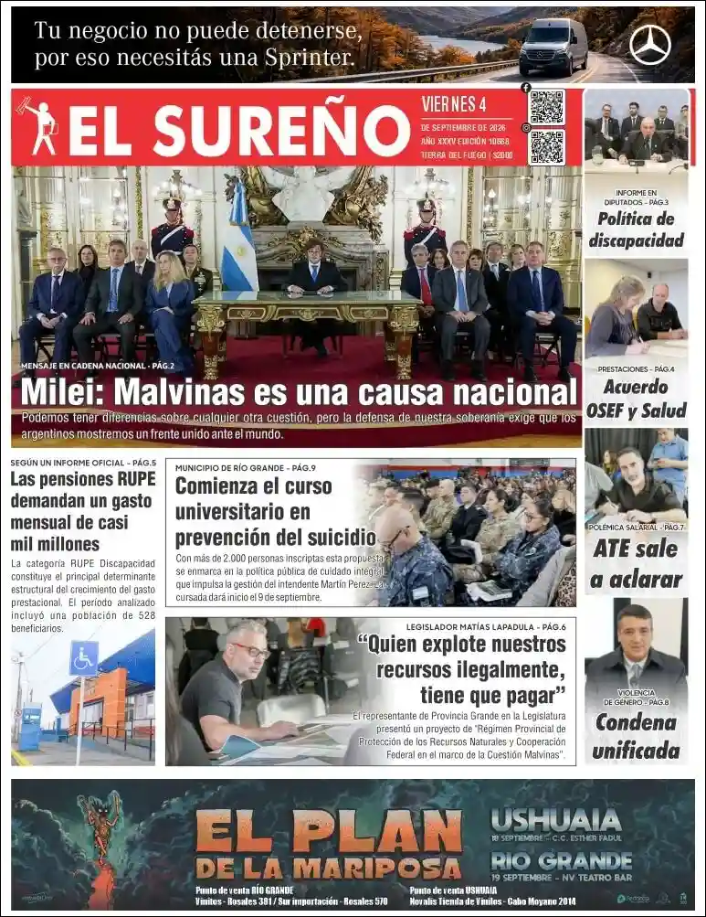 Evolucion Streaming | ÉXTASIS RADIO - Tapa del diario El Sureño