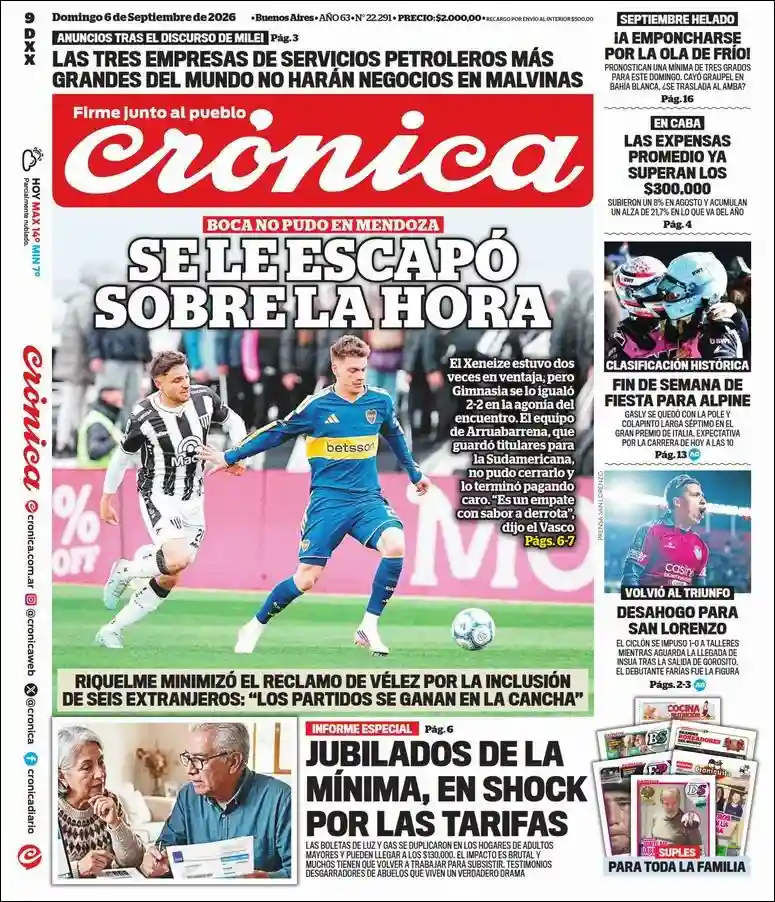 Evolucion Streaming | ÉXTASIS RADIO - Tapa del diario Crónica